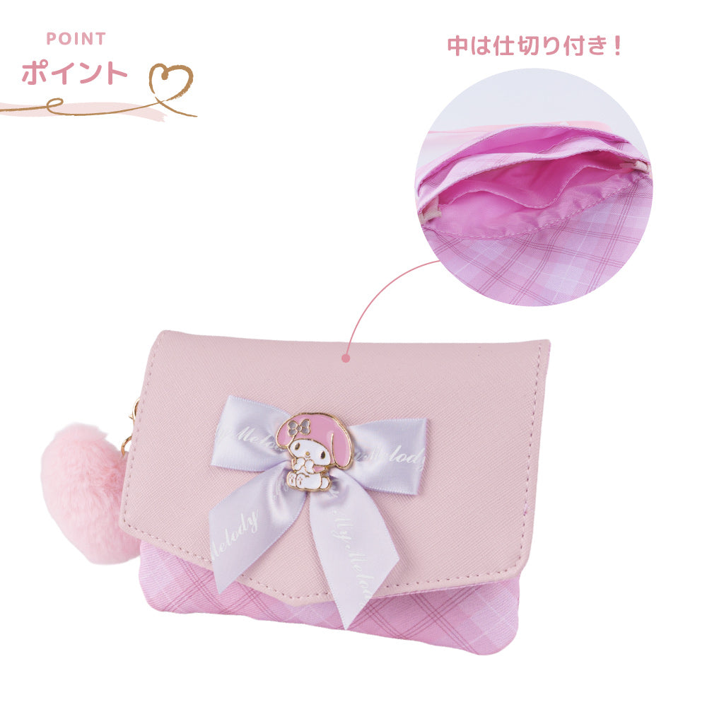 サンリオキャラクターズ リボンプレートマルチポケット クロミ シナモロール マイメロディ 女の子 商品画像2