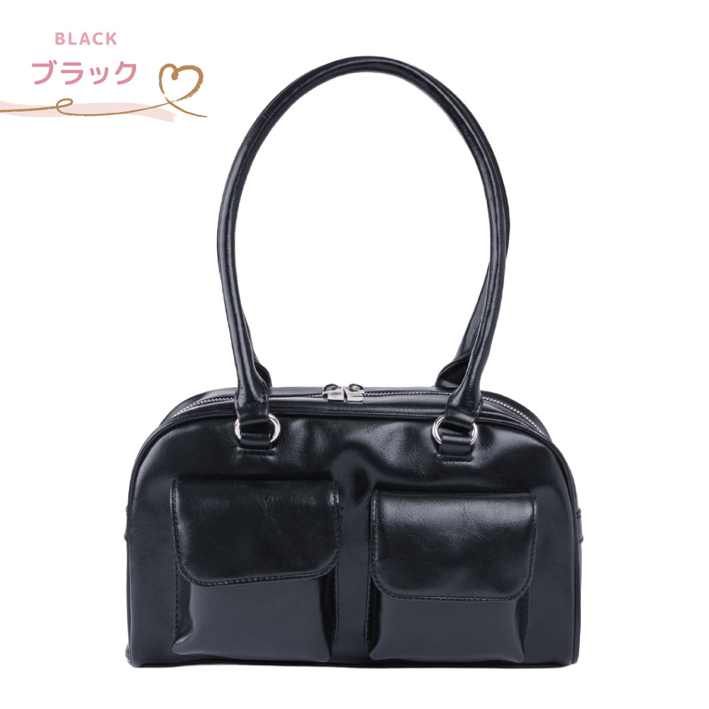 Coboca+ ダブルポケットボストンバッグ 肩掛け お出かけ 小学生 中学生 商品画像4