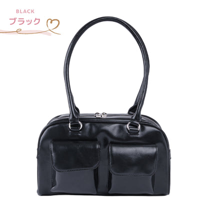 Coboca+ ダブルポケットボストンバッグ 肩掛け お出かけ 小学生 中学生 商品画像4