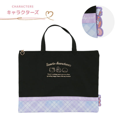 サンリオキャラクターズレッスンバッグ クロミ シナモロール ポチャッコ マイメロディ キティ 商品画像4