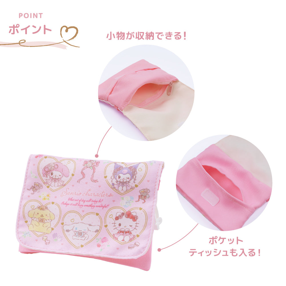 サンリオキャラクターズマルチポケット クロミ シナモロール マイメロディ ハローキティ ポムポムプリン 商品画像2
