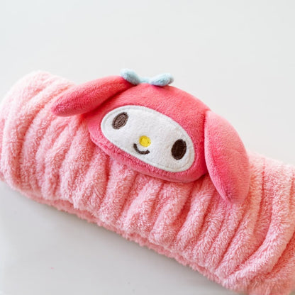 サンリオキャラクターズへアバンド sanrio マイメロディ シナモロール クロミ タオルキャップ 商品画像2