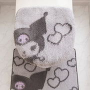 サンリオキャラクターズトイレフタカバー sanrio クロミ トイレタリー トイレ フタカバー トイレマット 可愛い かわいい 送料無料 モノトーン