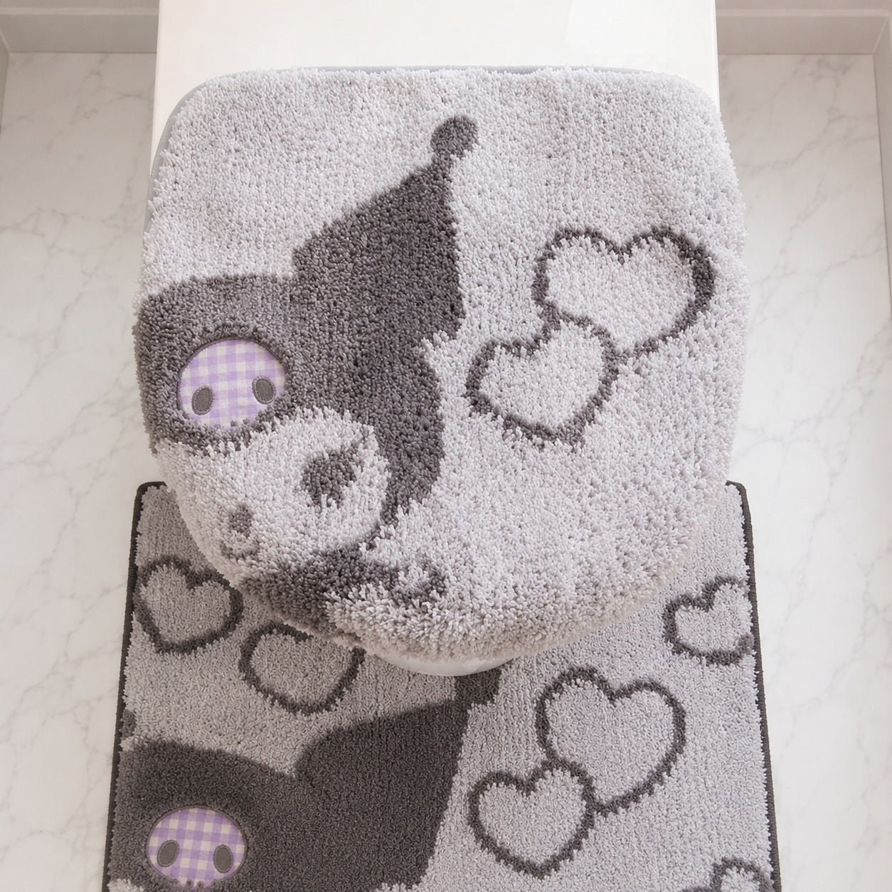 サンリオキャラクターズトイレフタカバー sanrio クロミ トイレタリー トイレ フタカバー 商品画像2