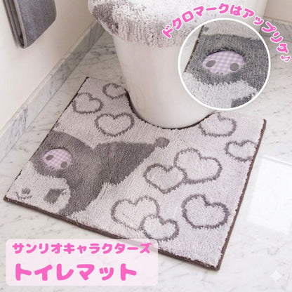 サンリオキャラクターズトイレマット sanrio クロミ トイレタリー トイレ フタカバー 商品画像