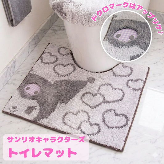 サンリオキャラクターズトイレマット sanrio クロミ トイレタリー トイレ フタカバー 商品画像