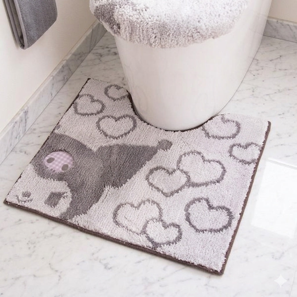 サンリオキャラクターズトイレマット sanrio クロミ トイレタリー トイレ フタカバー 商品画像4