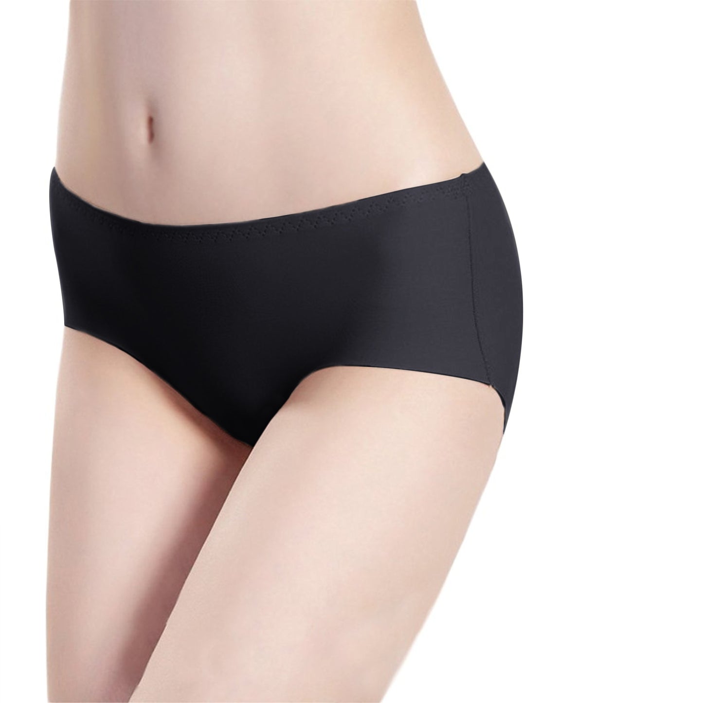 ノーラインショーツ ノーラインパンツ ボックスショーツ スタンダードショーツ レディース ショーツ ブラック バリエーション画像
